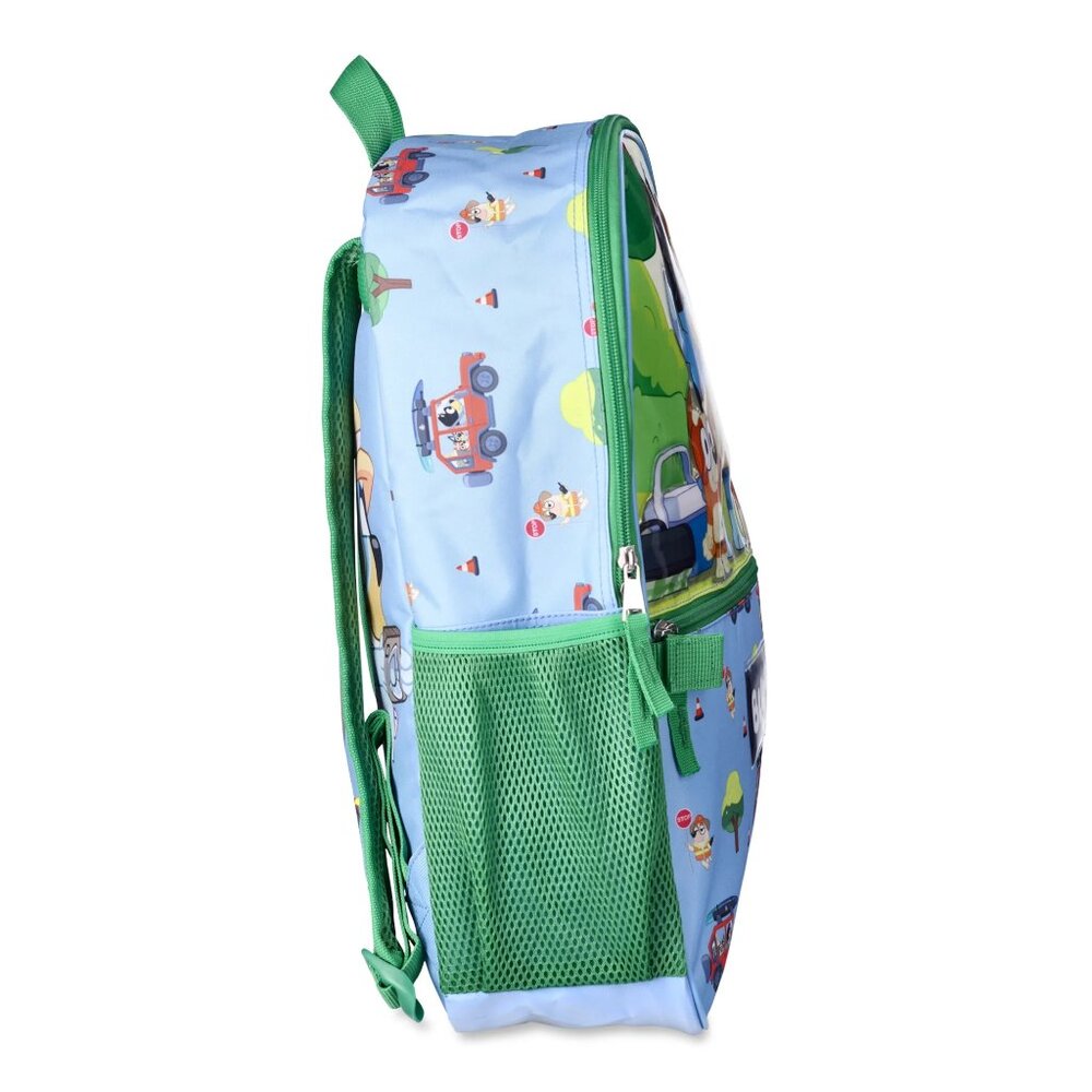 Bluey Kids Laptop Backpack 17" Set with Matching Lunch Tote Bag Adjustable Strap - Picture 9 of 10